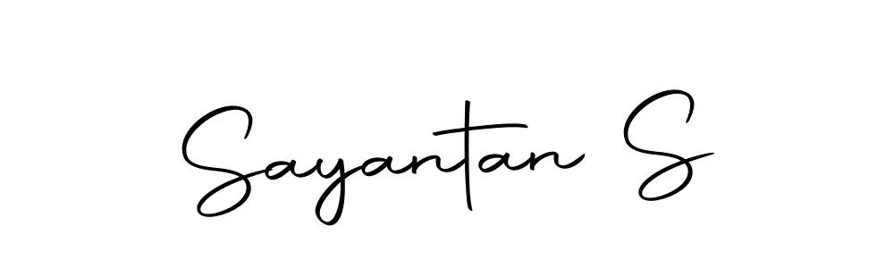 Also You can easily find your signature by using the search form. We will create Sayantan S name handwritten signature images for you free of cost using Autography-DOLnW sign style. Sayantan S signature style 10 images and pictures png