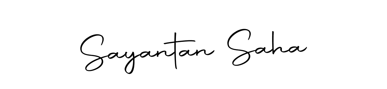 The best way (Autography-DOLnW) to make a short signature is to pick only two or three words in your name. The name Sayantan Saha include a total of six letters. For converting this name. Sayantan Saha signature style 10 images and pictures png