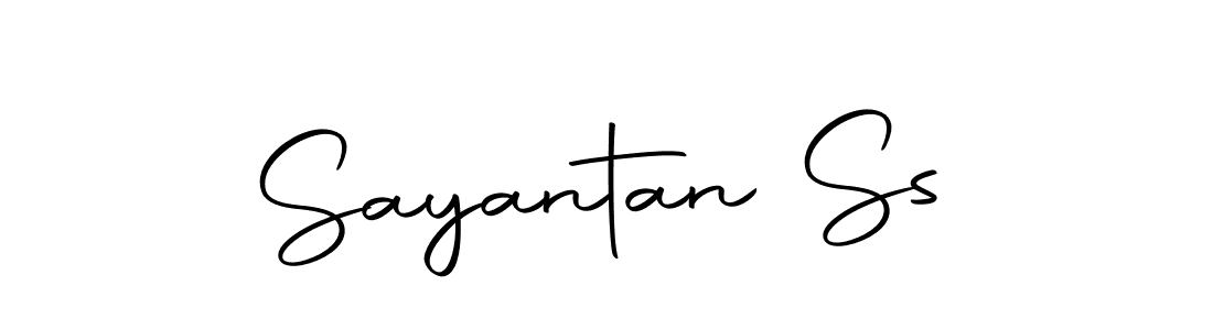 Use a signature maker to create a handwritten signature online. With this signature software, you can design (Autography-DOLnW) your own signature for name Sayantan Ss. Sayantan Ss signature style 10 images and pictures png