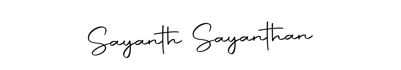 Make a beautiful signature design for name Sayanth Sayanthan. Use this online signature maker to create a handwritten signature for free. Sayanth Sayanthan signature style 10 images and pictures png