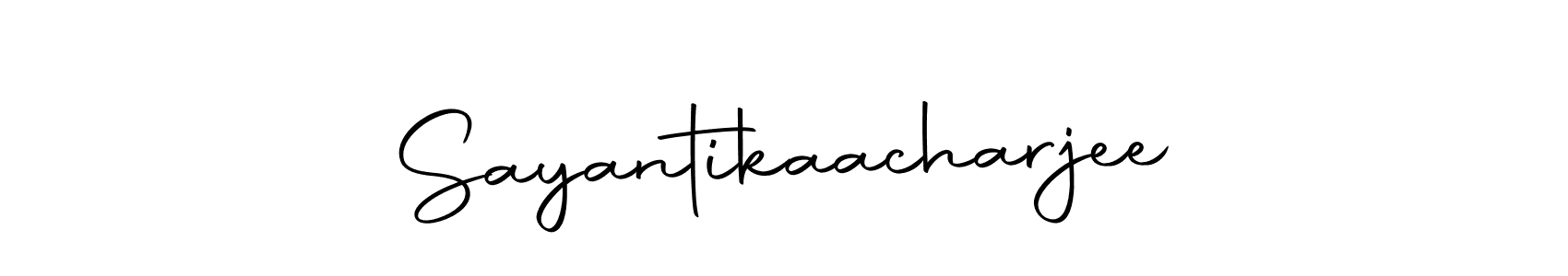 Also we have Sayantikaacharjee name is the best signature style. Create professional handwritten signature collection using Autography-DOLnW autograph style. Sayantikaacharjee signature style 10 images and pictures png