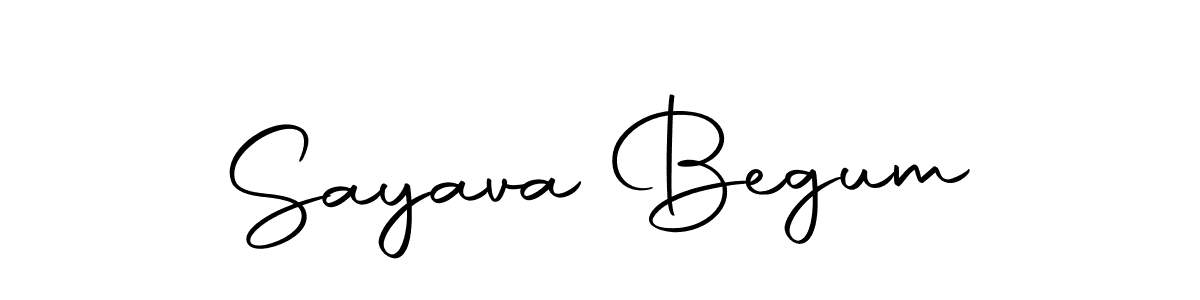 Use a signature maker to create a handwritten signature online. With this signature software, you can design (Autography-DOLnW) your own signature for name Sayava Begum. Sayava Begum signature style 10 images and pictures png