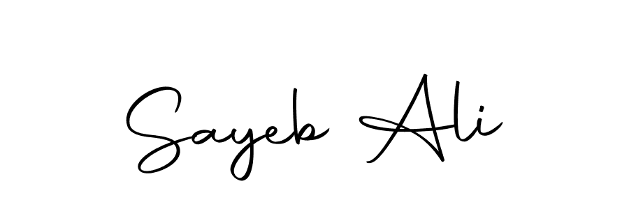 You should practise on your own different ways (Autography-DOLnW) to write your name (Sayeb Ali) in signature. don't let someone else do it for you. Sayeb Ali signature style 10 images and pictures png