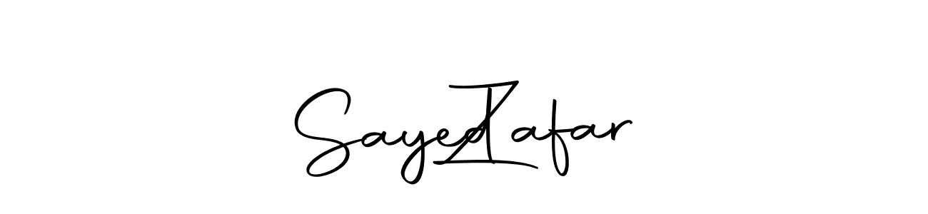 Design your own signature with our free online signature maker. With this signature software, you can create a handwritten (Autography-DOLnW) signature for name Sayed   Zafar. Sayed   Zafar signature style 10 images and pictures png