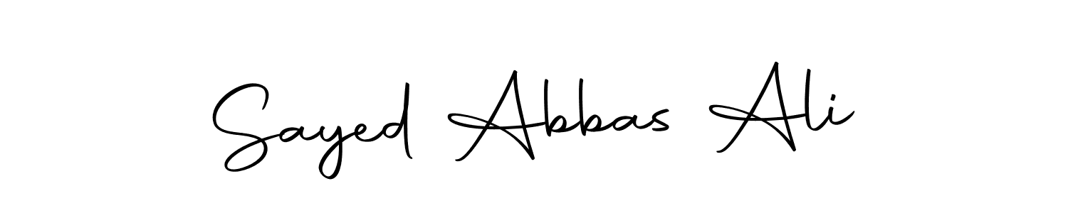 It looks lik you need a new signature style for name Sayed Abbas Ali. Design unique handwritten (Autography-DOLnW) signature with our free signature maker in just a few clicks. Sayed Abbas Ali signature style 10 images and pictures png