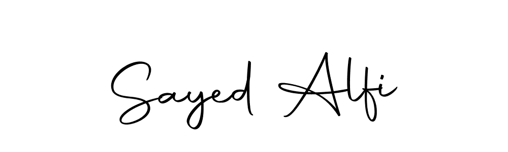 Here are the top 10 professional signature styles for the name Sayed Alfi. These are the best autograph styles you can use for your name. Sayed Alfi signature style 10 images and pictures png