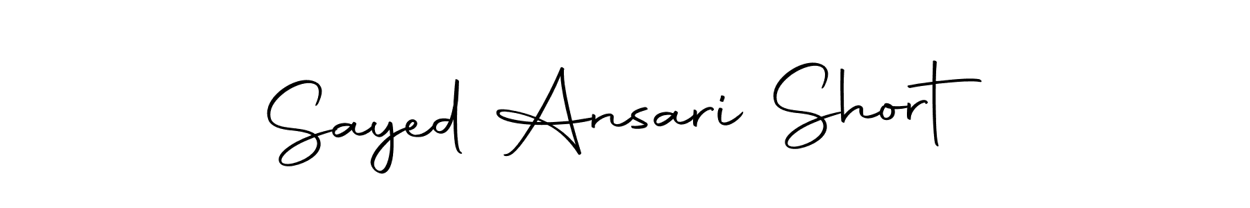 It looks lik you need a new signature style for name Sayed Ansari Short. Design unique handwritten (Autography-DOLnW) signature with our free signature maker in just a few clicks. Sayed Ansari Short signature style 10 images and pictures png