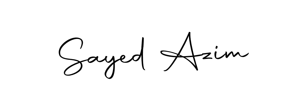 Once you've used our free online signature maker to create your best signature Autography-DOLnW style, it's time to enjoy all of the benefits that Sayed Azim name signing documents. Sayed Azim signature style 10 images and pictures png
