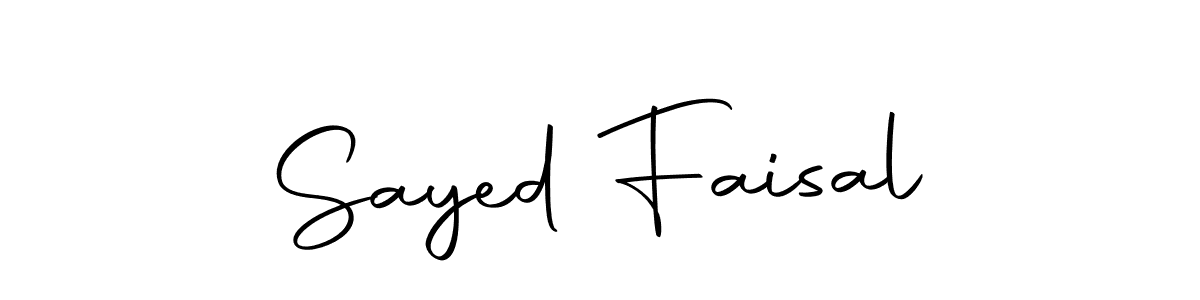 The best way (Autography-DOLnW) to make a short signature is to pick only two or three words in your name. The name Sayed Faisal include a total of six letters. For converting this name. Sayed Faisal signature style 10 images and pictures png