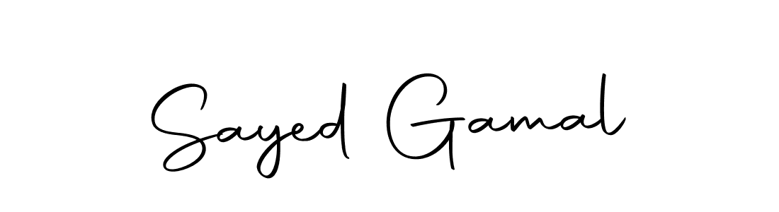 Autography-DOLnW is a professional signature style that is perfect for those who want to add a touch of class to their signature. It is also a great choice for those who want to make their signature more unique. Get Sayed Gamal name to fancy signature for free. Sayed Gamal signature style 10 images and pictures png