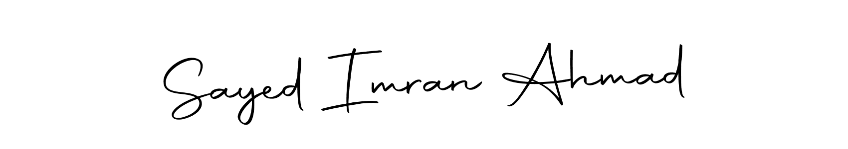 Autography-DOLnW is a professional signature style that is perfect for those who want to add a touch of class to their signature. It is also a great choice for those who want to make their signature more unique. Get Sayed Imran Ahmad name to fancy signature for free. Sayed Imran Ahmad signature style 10 images and pictures png