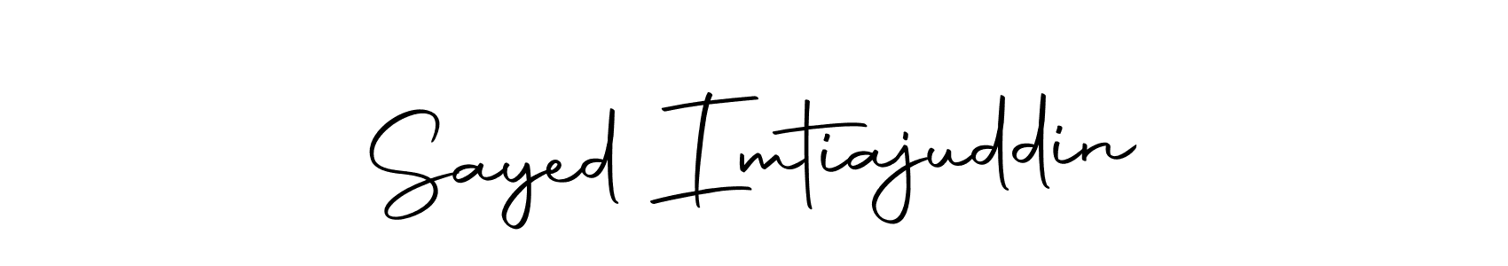 You can use this online signature creator to create a handwritten signature for the name Sayed Imtiajuddin. This is the best online autograph maker. Sayed Imtiajuddin signature style 10 images and pictures png