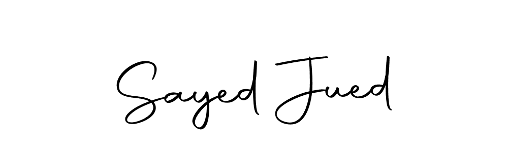 Also You can easily find your signature by using the search form. We will create Sayed Jued name handwritten signature images for you free of cost using Autography-DOLnW sign style. Sayed Jued signature style 10 images and pictures png