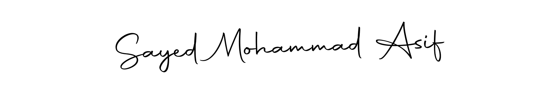 The best way (Autography-DOLnW) to make a short signature is to pick only two or three words in your name. The name Sayed Mohammad Asif include a total of six letters. For converting this name. Sayed Mohammad Asif signature style 10 images and pictures png