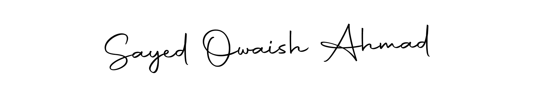 Also we have Sayed Owaish Ahmad name is the best signature style. Create professional handwritten signature collection using Autography-DOLnW autograph style. Sayed Owaish Ahmad signature style 10 images and pictures png