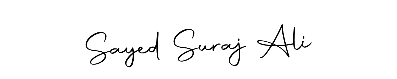 You can use this online signature creator to create a handwritten signature for the name Sayed Suraj Ali. This is the best online autograph maker. Sayed Suraj Ali signature style 10 images and pictures png