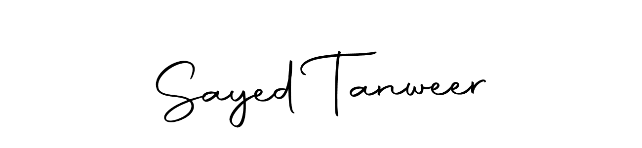 It looks lik you need a new signature style for name Sayed Tanweer. Design unique handwritten (Autography-DOLnW) signature with our free signature maker in just a few clicks. Sayed Tanweer signature style 10 images and pictures png