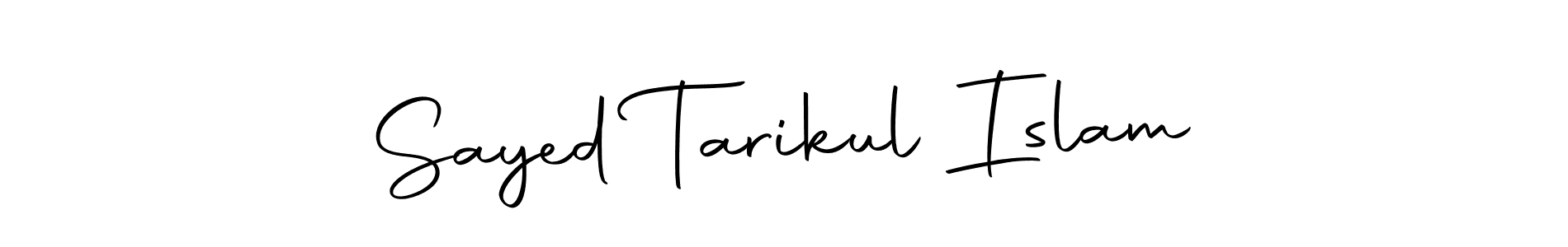 You should practise on your own different ways (Autography-DOLnW) to write your name (Sayed Tarikul Islam) in signature. don't let someone else do it for you. Sayed Tarikul Islam signature style 10 images and pictures png