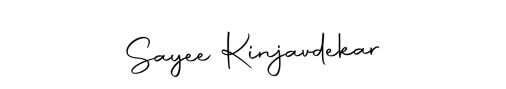 Make a short Sayee Kinjavdekar signature style. Manage your documents anywhere anytime using Autography-DOLnW. Create and add eSignatures, submit forms, share and send files easily. Sayee Kinjavdekar signature style 10 images and pictures png