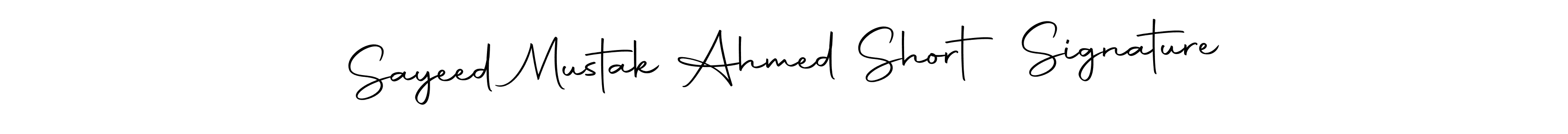 This is the best signature style for the Sayeed Mustak Ahmed Short Signature name. Also you like these signature font (Autography-DOLnW). Mix name signature. Sayeed Mustak Ahmed Short Signature signature style 10 images and pictures png