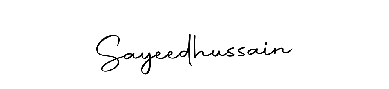 Once you've used our free online signature maker to create your best signature Autography-DOLnW style, it's time to enjoy all of the benefits that Sayeedhussain name signing documents. Sayeedhussain signature style 10 images and pictures png