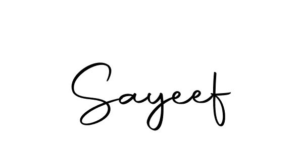 How to make Sayeef name signature. Use Autography-DOLnW style for creating short signs online. This is the latest handwritten sign. Sayeef signature style 10 images and pictures png