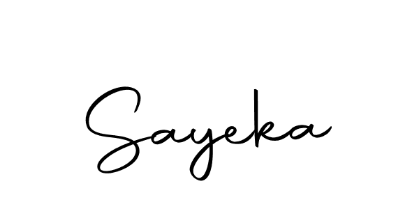 You can use this online signature creator to create a handwritten signature for the name Sayeka. This is the best online autograph maker. Sayeka signature style 10 images and pictures png