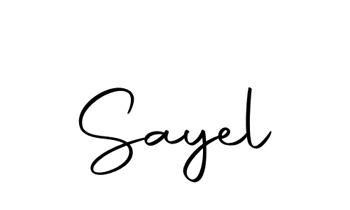 if you are searching for the best signature style for your name Sayel. so please give up your signature search. here we have designed multiple signature styles  using Autography-DOLnW. Sayel signature style 10 images and pictures png