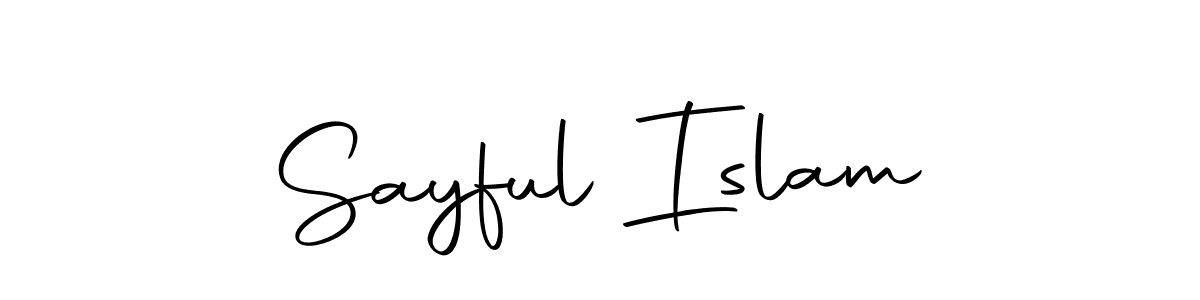 if you are searching for the best signature style for your name Sayful Islam. so please give up your signature search. here we have designed multiple signature styles  using Autography-DOLnW. Sayful Islam signature style 10 images and pictures png