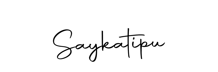 Design your own signature with our free online signature maker. With this signature software, you can create a handwritten (Autography-DOLnW) signature for name Saykatipu. Saykatipu signature style 10 images and pictures png