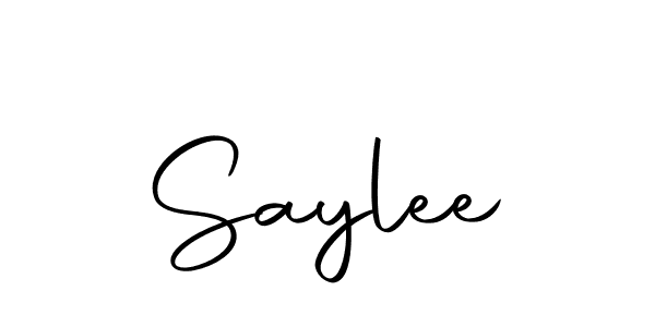 Make a beautiful signature design for name Saylee. Use this online signature maker to create a handwritten signature for free. Saylee signature style 10 images and pictures png