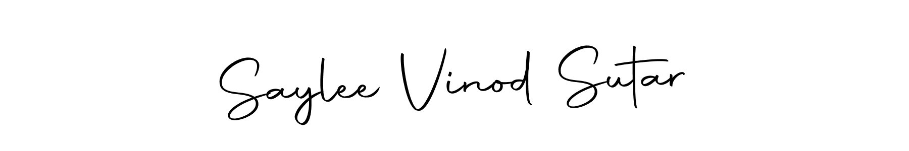 Autography-DOLnW is a professional signature style that is perfect for those who want to add a touch of class to their signature. It is also a great choice for those who want to make their signature more unique. Get Saylee Vinod Sutar name to fancy signature for free. Saylee Vinod Sutar signature style 10 images and pictures png