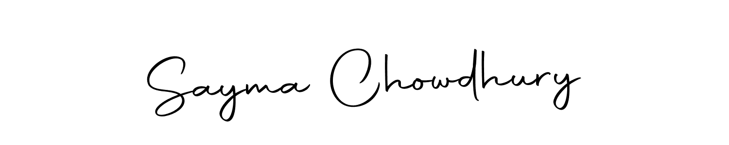 Also You can easily find your signature by using the search form. We will create Sayma Chowdhury name handwritten signature images for you free of cost using Autography-DOLnW sign style. Sayma Chowdhury signature style 10 images and pictures png