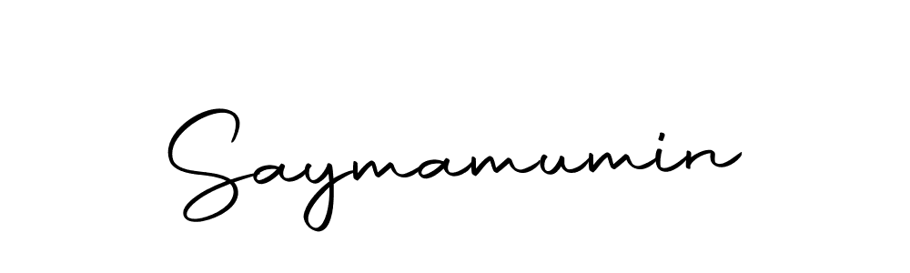 Also we have Saymamumin name is the best signature style. Create professional handwritten signature collection using Autography-DOLnW autograph style. Saymamumin signature style 10 images and pictures png