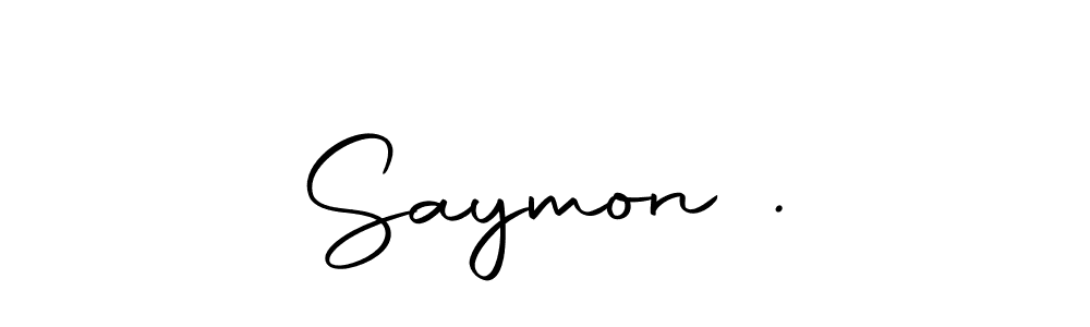 The best way (Autography-DOLnW) to make a short signature is to pick only two or three words in your name. The name Saymon…. include a total of six letters. For converting this name. Saymon…. signature style 10 images and pictures png