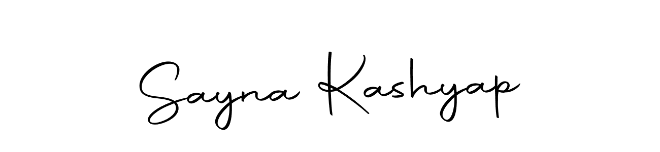 Make a beautiful signature design for name Sayna Kashyap. Use this online signature maker to create a handwritten signature for free. Sayna Kashyap signature style 10 images and pictures png