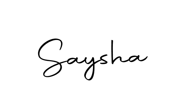 Also You can easily find your signature by using the search form. We will create Saysha name handwritten signature images for you free of cost using Autography-DOLnW sign style. Saysha signature style 10 images and pictures png