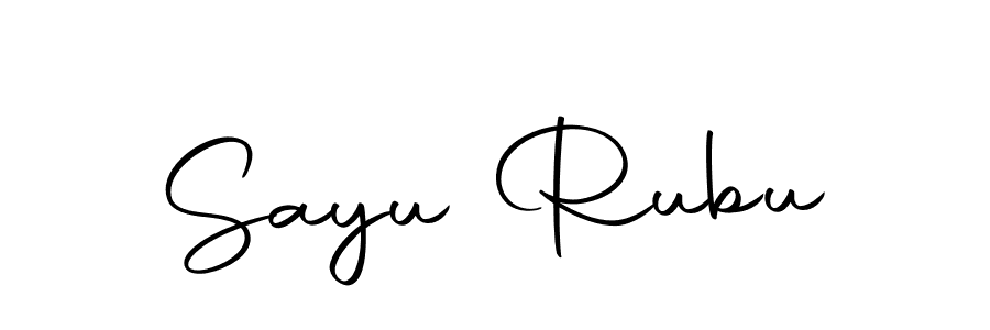 Sayu Rubu stylish signature style. Best Handwritten Sign (Autography-DOLnW) for my name. Handwritten Signature Collection Ideas for my name Sayu Rubu. Sayu Rubu signature style 10 images and pictures png