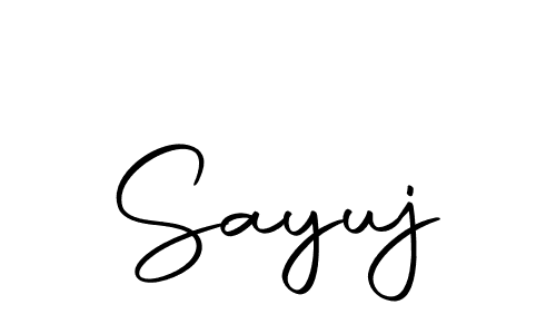 Similarly Autography-DOLnW is the best handwritten signature design. Signature creator online .You can use it as an online autograph creator for name Sayuj. Sayuj signature style 10 images and pictures png