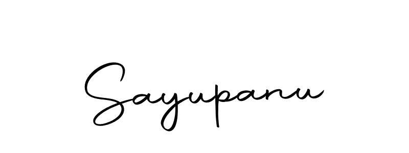 Make a beautiful signature design for name Sayupanu. With this signature (Autography-DOLnW) style, you can create a handwritten signature for free. Sayupanu signature style 10 images and pictures png