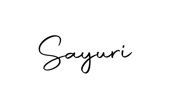 Make a beautiful signature design for name Sayuri. Use this online signature maker to create a handwritten signature for free. Sayuri signature style 10 images and pictures png