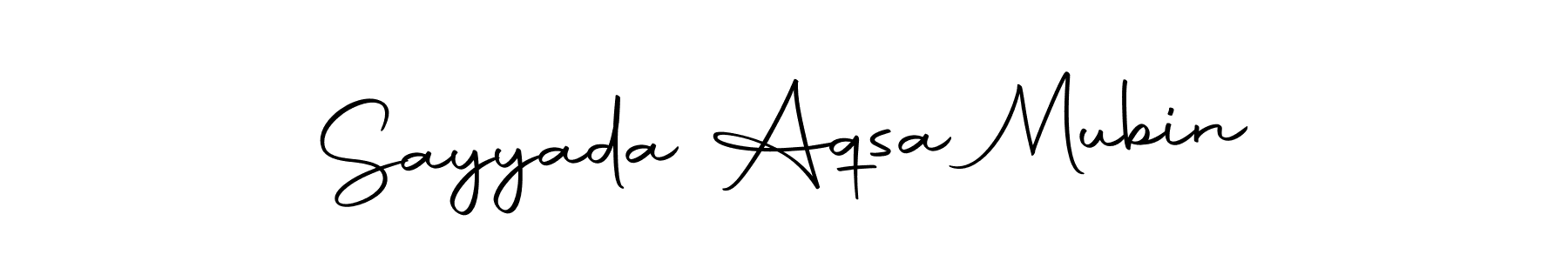 Make a short Sayyada Aqsa Mubin signature style. Manage your documents anywhere anytime using Autography-DOLnW. Create and add eSignatures, submit forms, share and send files easily. Sayyada Aqsa Mubin signature style 10 images and pictures png