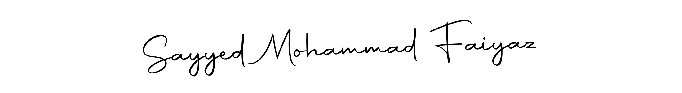 Sayyed Mohammad Faiyaz stylish signature style. Best Handwritten Sign (Autography-DOLnW) for my name. Handwritten Signature Collection Ideas for my name Sayyed Mohammad Faiyaz. Sayyed Mohammad Faiyaz signature style 10 images and pictures png