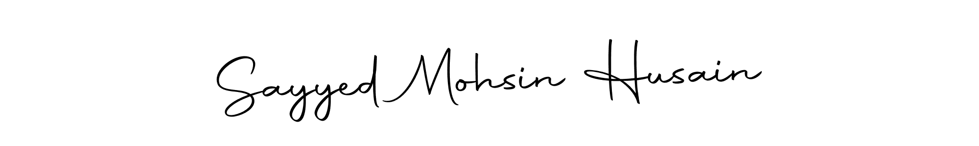 Make a beautiful signature design for name Sayyed Mohsin Husain. With this signature (Autography-DOLnW) style, you can create a handwritten signature for free. Sayyed Mohsin Husain signature style 10 images and pictures png