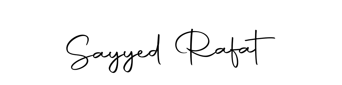 How to make Sayyed Rafat signature? Autography-DOLnW is a professional autograph style. Create handwritten signature for Sayyed Rafat name. Sayyed Rafat signature style 10 images and pictures png