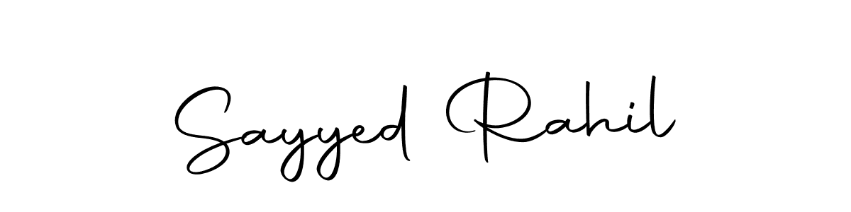 You can use this online signature creator to create a handwritten signature for the name Sayyed Rahil. This is the best online autograph maker. Sayyed Rahil signature style 10 images and pictures png