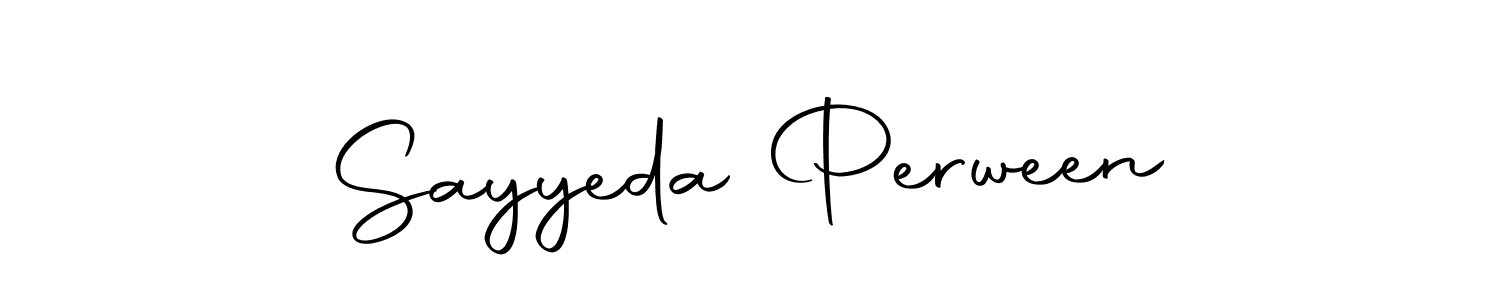 It looks lik you need a new signature style for name Sayyeda Perween. Design unique handwritten (Autography-DOLnW) signature with our free signature maker in just a few clicks. Sayyeda Perween signature style 10 images and pictures png