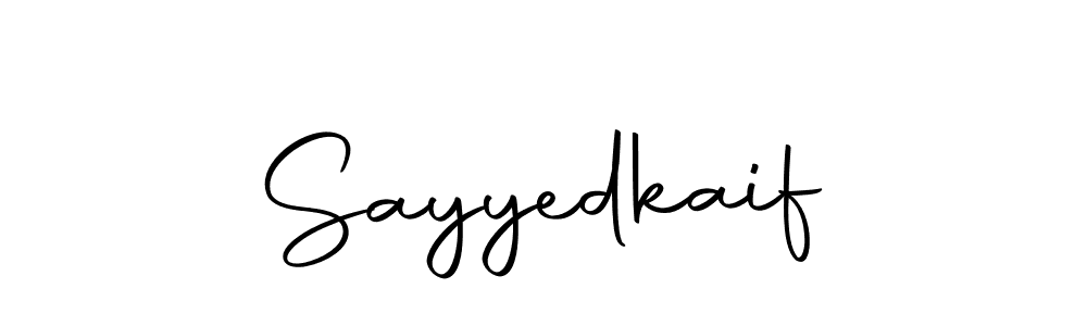 Also we have Sayyedkaif name is the best signature style. Create professional handwritten signature collection using Autography-DOLnW autograph style. Sayyedkaif signature style 10 images and pictures png