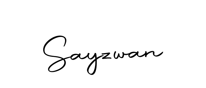 How to make Sayzwan signature? Autography-DOLnW is a professional autograph style. Create handwritten signature for Sayzwan name. Sayzwan signature style 10 images and pictures png