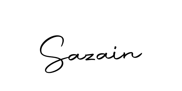 if you are searching for the best signature style for your name Sazain. so please give up your signature search. here we have designed multiple signature styles  using Autography-DOLnW. Sazain signature style 10 images and pictures png